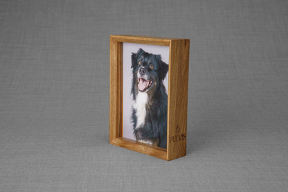 Memorial Picture Frame for Pets - Handmade | Genuine Walnut - Pulvis Art Urns
