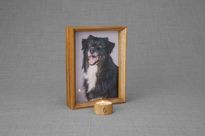 Memorial Picture Frame for Pets - Handmade | Genuine Walnut - Pulvis Art Urns