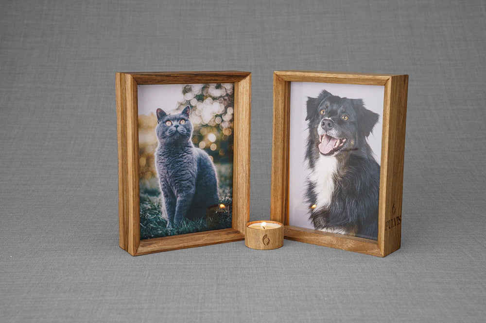 Pulvis Art Urns Picture Frame Memorial Picture Frame for Pets - Handmade | Genuine Walnut