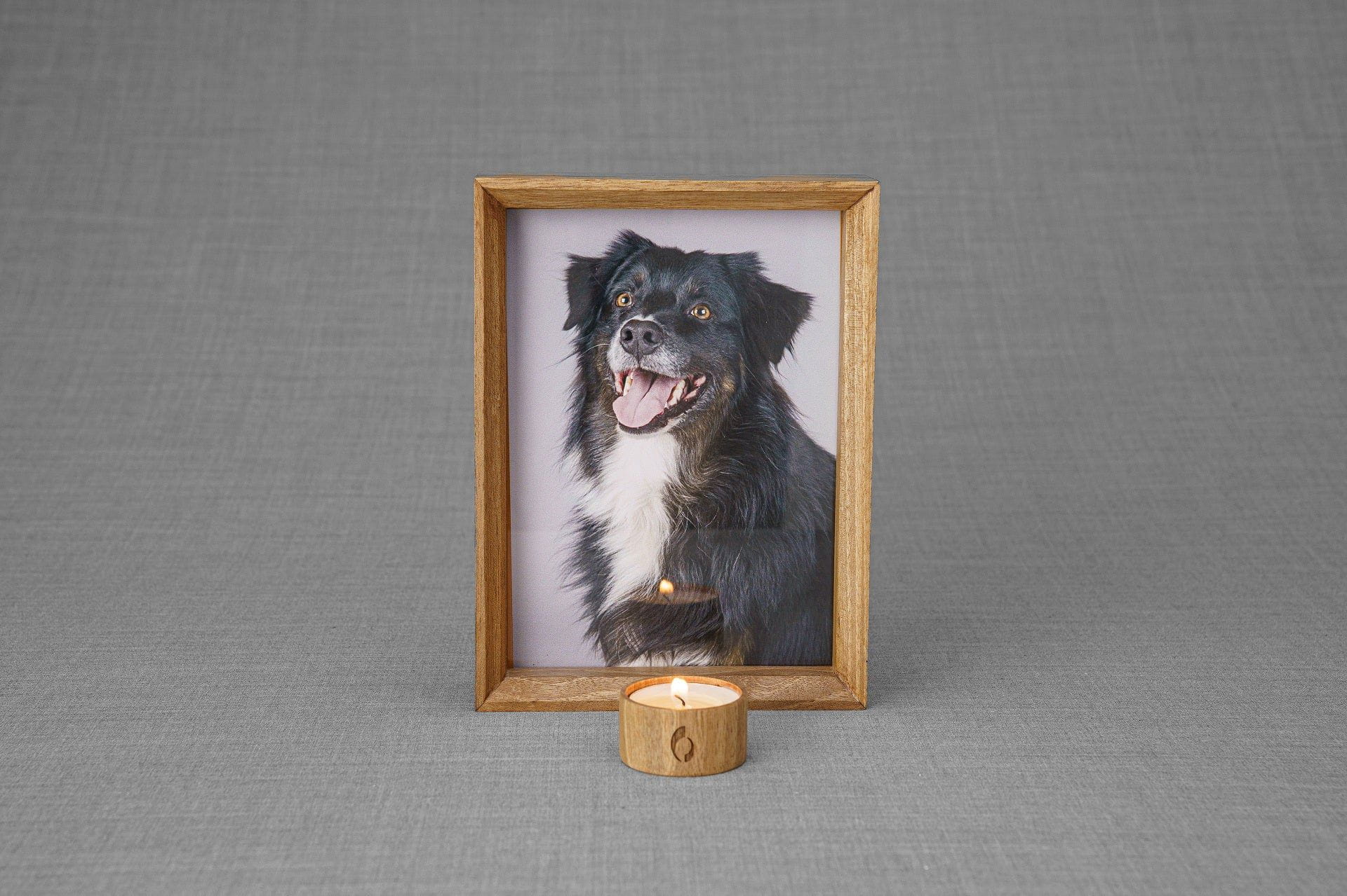Memorial Picture Frame for Pets - Handmade | Genuine Walnut - Pulvis Art Urns